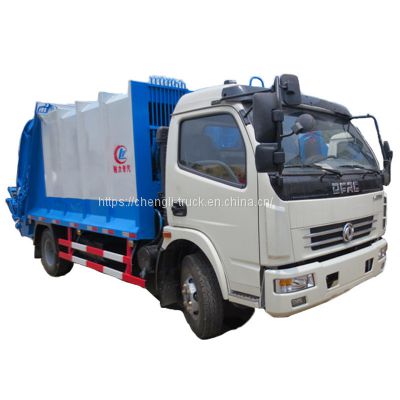 8 cubic meter garbage compactor truck Dongfeng 4x2 4x4 compressor truck