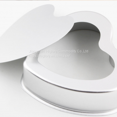 Non Stick Aluminum Heart Shape Cake Pans Removable Bottom Cake Baking Mold Pan photo-3