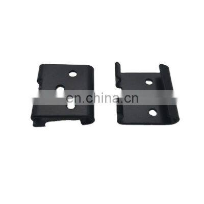 Custom Sheet Metal Parts Black Anodized Aluminum Sheet Metal Stamping Bracket