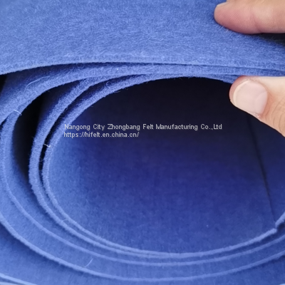 Factory Wholesale Custom Eco Friendly Polyester Mixed Nonwoven Fabric Needle Punched Felt Supplier photo-2