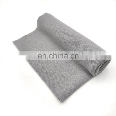 Wholesale Premium Quality good feeling circular garment accessories cuff jacket ribbed custom 100% wool rib knit