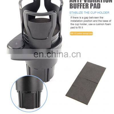 Dropshipping 2 in 1 Rotating Dual Cup Holder for Center Console Fit for Nissan Rogue X-trail 2021 Np300 Navara 2014 2021 2022 photo-2