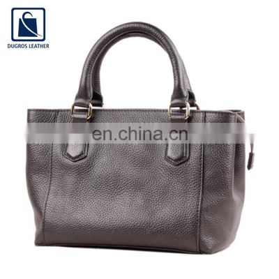 Impressive Quality 2 Handles Design Women Use Genuine Leather Luxury Handbag