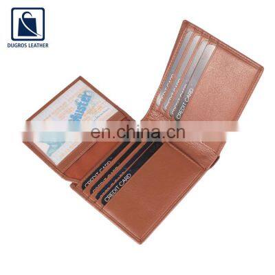 Fashion Style Nickle Fitting Good Quality Attractive Pattern Genuine Leather Men Wallet From Indian Exporter photo-4