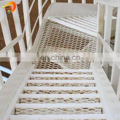 Anti-skid customized stairs galvanized expanded metal mesh