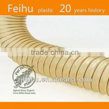 3 inch cooper wire reinforced pu vacuum sawdust suction hose