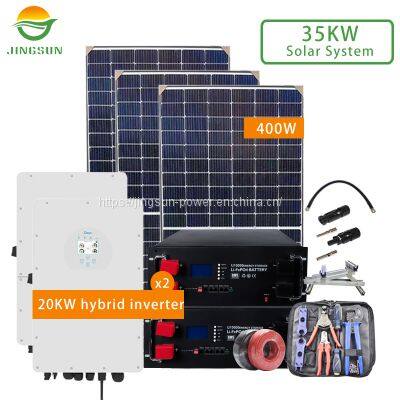 35KW Solar System 400W panels