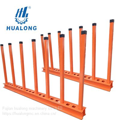 Hualong Machinery HSE-01 Pin-type warehouse granite marlbe Stone Slab display Metallic Storage Remnant Bundle Rack displayrack