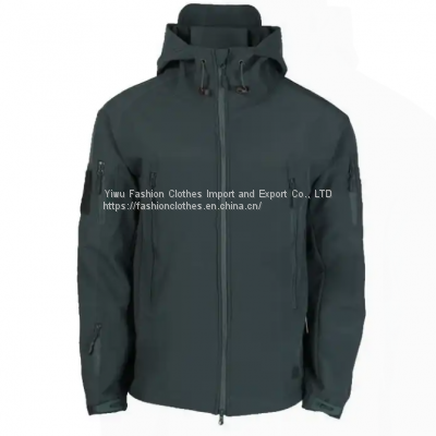 High Quality Outdoor Jacket Thicken Casual Men Coat Casual Jacket Softshell Coat for Men photo-2