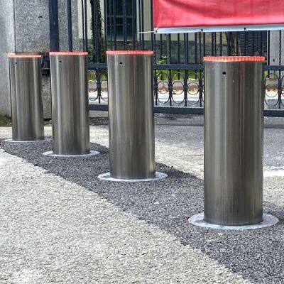 Good Quality Led Light Retractable Traffic Control Anti-impact 219mm K4 K8 K12 Automatic Electric Columns Bollard