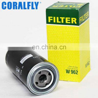 Diesel Engine Oil Filter H18W01 0011849601 1160025 01174421 W9632/8 W962/1 W962/28 W962/9 W962/14 W962/7 W962 For Mann