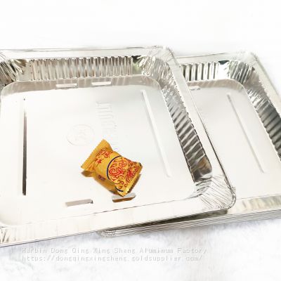 Aluminum Barbecue Tray Good Insulation Disposable Food Service Container