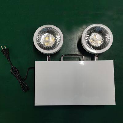 2×3W Wall Mounted Battery Backup Dual Head Twin Spot LED Emergency Light photo-5