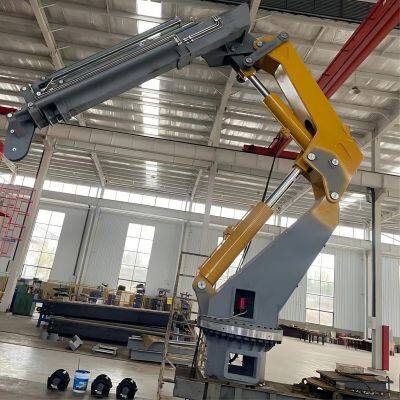 3 Tonne 7 Metre Folding Hydraulic Crane for Ships in Harsh Conditions