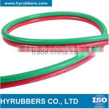 Pvc Flexible Twins Welding Air Hose / Double Welding Hose