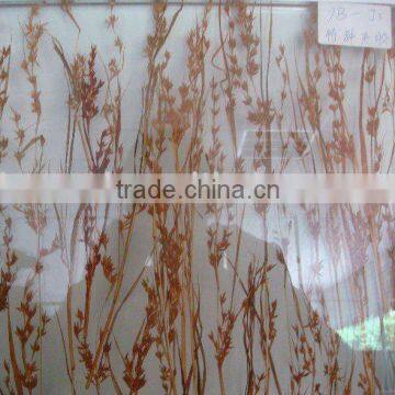 acid etched decorative glass/Art Glass/craft glass/ornamental glass