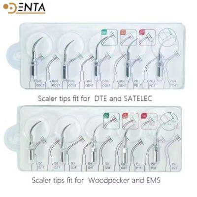 Dental Ultrassonic Scaler Tips G1 G2 G3 G4 P1GD1,GD2，GD4,PD1,GD1 Fit EMS UDS DTE , SATELEC Endodontic accessories and tools