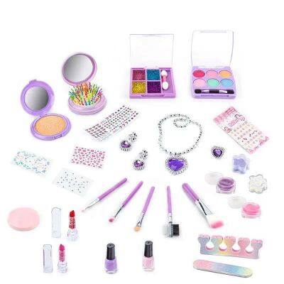 Popular Kids Cosmetics Makeup Set Include Kids Nail Polish Children Eyeshadow Pretend Cosmetic Toys for Kids Girls Beauty Set photo-3