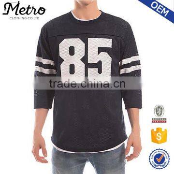 Style Custom Mens Mesh Football Jersey T shirts