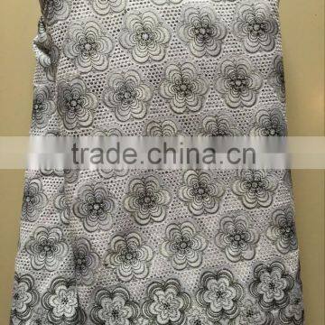 2016 latest design african lace fabric swiss voile LLA07-3