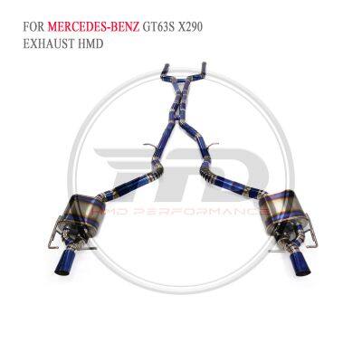 Titanium Exhaust Catback for Mercedes Benz AMG GT/AMG GT GTS GTC/GT63S X290/G63 W463/G63 G500 W464 Electronic Valve Whatsapp+86 18946955156