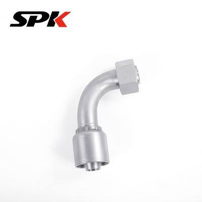 Parker One-Piece Hose Crimp Fittings, Metric Crimp-Type Three-Piece Hose Fittings, Rubber Hose Crimp Fittings photo-2