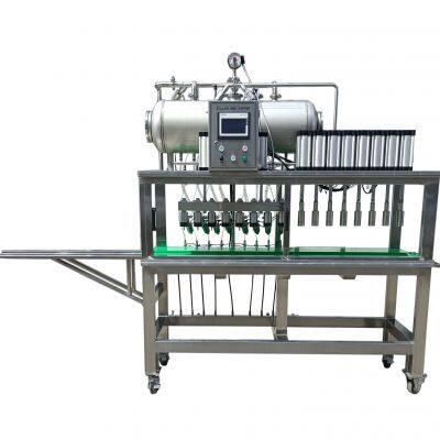 Semi-auto Beer Filler Bottle Capper Machine With 4 Heads 6 Heads 8 Heads 10 Heads photo-4