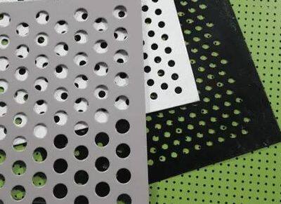 2mm Aluminum Perforated Metal Mesh Sheet Round Hole Punched Openings photo-2