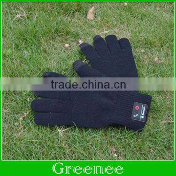 1 Pair Bluetooth Talking Glove Touch Screen Gloves Winter Warmer for Men Women Built-In Speaker and Microphone Hand Gesture for photo-3