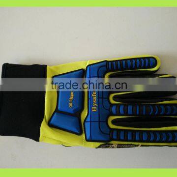Synthetic Leather Glove Armotex Glove Level 5 Anti Cut Safe Hands Glove EN388 4544 Glove photo-2