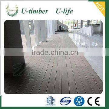 Customized size WPC composite decking floor