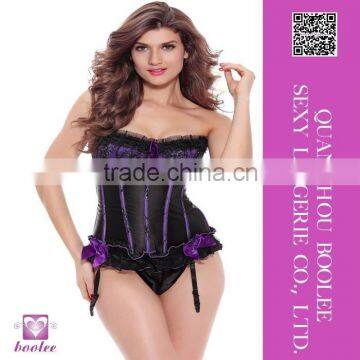 Wholesale most seductive hot sale lace up bridal corset lingerie