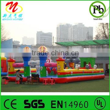 Outdoor inflatable fun city kids inflatable amusement park