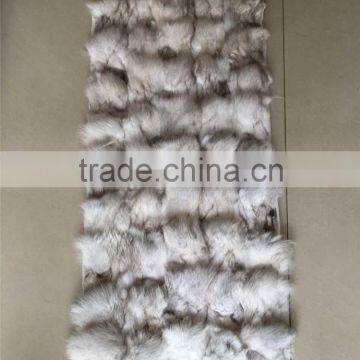 New Arrival Dressed Furs Fox Fur Plates Pieces Fur For Parka Material