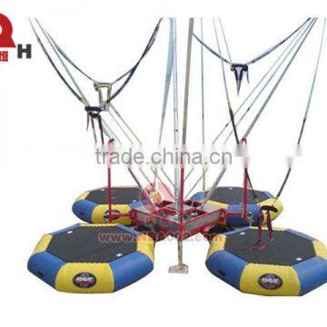 outdoor four in one inflatable bungee trampoline for sale