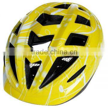 lovely and safety inmold bike helmet for kids