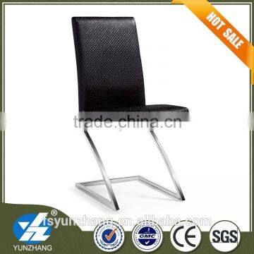 Black leather chair modern simple style design