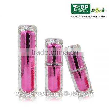 Transparent Outer Cap and Bottle Spray-painting Red Inner Bottle Can Cap Lotion Bottle