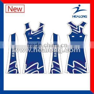 fashion hot sales netball uniform dress for wholesales