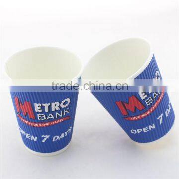 2015 Double Wall Take Out Coffee Paper Cup Logo Printed Cup Manufacturer