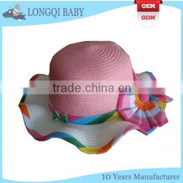CM-TN-014 fanny hot sale girls straw weaving hats