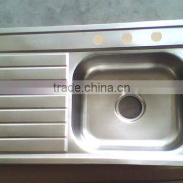 80x50cm XAL8050ER Stainless Steel Kitchen Sink Single Bowl Brushed Finish South America