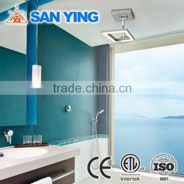 2015 best good anticorrosive performance chrome wall mirror light