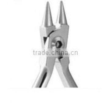 Double rounded jaw wire bending Plier dental orthodontics Instruments