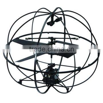 Newest 3.5ch flying ball helicopter with soft PP material to protect player