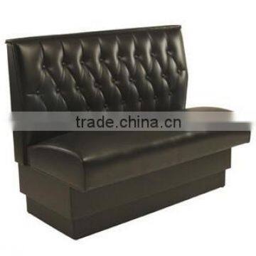 Modern black booth sofa XY0157
