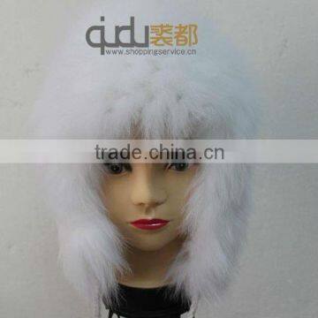 QD10434 australia new style 100% real fox fur hat QIUDU FUR