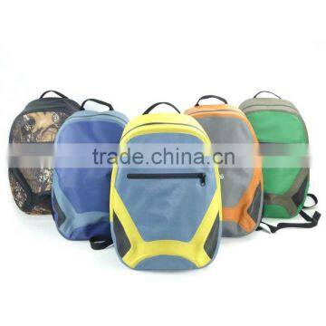 Colorful waterproof backpack for college leisure outdoor activities