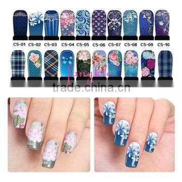 16pcs full cover nail decal sticker