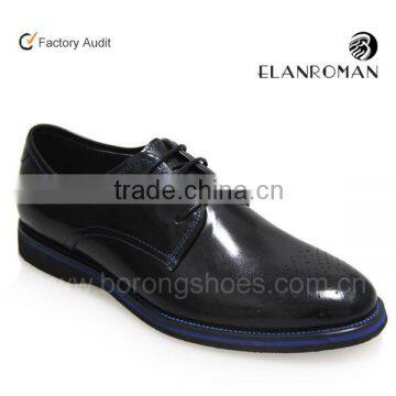 England style flat dress shoes leather shoes men